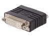 AK-320503-000-S, Адаптер; гнездо DVI-I (24+5), с обеих сторон; Цвет: черный, ASSMANN