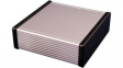 1455T1602 Extruded Enclosure, Clear, 165 x 160 x 52 mm, Aluminium, 1455