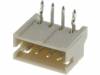 A1500WR-4P Гнездо; провод-плата; "папа"; 1,5мм; PIN: 4; THT; 100В; 1А; луженые