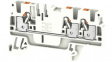 1521890000 A3C 2.5 WT terminal block, clamp, 3 poles, 24a, 2.5mm2, white