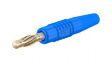 64.1020-23 In-Line Test Plug 4mm Blue 32A 30V Gold-Plated