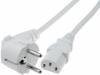 SN311-3/10/1.8WH Кабель; угловая вилка CEE 7/7 (E/F), IEC C13 "мама"; 1,8м; белый
