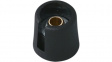 A3016069 Control knob with recess black 16 mm
