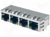 LMJ1998823433DL1TO Гнездо; RJ45; PIN: 8; экранированный,с LED; Конфиг.выводов: 8p8c