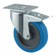 3477URF125P62BLAU Steering castor with brake 125 mm