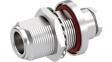 R161322000W N Type Straight Panel Mount RF Connector Socket, Solder, 50Ohm