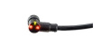 LAD-05BFFM-QR8D05 Cordset with LED, M8 Angled Socket - Bare Ends, 5 Conductors, 5m