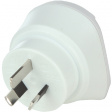 1.500209 Single Travel Adapter for Australia Protective Contact AU