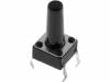 TACT-613N-F Микропереключатель; 1; SPST-NO; 0,05A/12ВDC; THT; 1,6Н; 6x6мм; 13мм