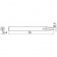 4SPI40225-1 T0054322599 Soldering Tip Chisel shaped 3.0 mm