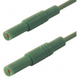 MLS GG 25/2.5 GRUN / GREEN Safety test lead diam. 4 mm green 25 cm CAT III