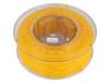 PETG-1.75-BRIGHT YELLOW, Филамент: PET-G; желтый (светлый); 1кг; 220-250°C; ±0,05мм; 1,75мм, DEVIL DESIGN