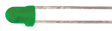 L-7104GD-5V LED with resistor green 3 mm (T1) 5 V
