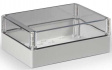 SPCP182510T Cubo S 175 x 250 x 100 мм, 50 мм основание, глухая стенка, прозрачная крышка, PC