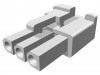 015311032 5025-03R1 Разъем: провод-провод; "мама"; без контактов; PIN: 3; 4,8мм