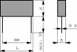 PME261JC5470KR30 Конденсатор: бумажный; 47нФ; 500ВAC; Шаг: 20,3мм; ±10%; THT; 1000ВDC