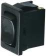 1808.6302 ROCKER; SP3T; Положения:3; (ON)-OFF-(ON); 6A/250ВAC; черный; IP40
