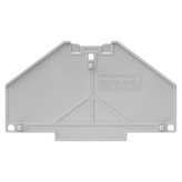 TW PRV4 1-4, Partition plate marking: 1-4 41.1 x 2 x 70 mm grey, Weidmuller