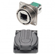 RJF 21 B SCC Appliance socket with RJ45 coupler Field Poles=8 Female