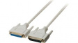 CCGP52110IV30 Serial Cable D-SUB 25-Pin Male - D-SUB 25-Pin Female 3m Ivory