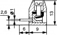 CZZ 5/2 SQ NU Wire-to-board terminal block 0.5...2.5 mm2 solid or stranded 5 mm, 2 poles