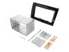 MA26014/T+KIT Рамка для магнитолы; 2 DIN; Fiat; черный блестящий