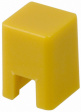 B32-1030 Клавишный колпачок желтый 4 x 4 mm