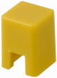 B32-1030 Key cap yellow 4 x 4 mm