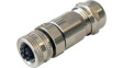 PXMBNI12FBF08XSCPG9 Вилка; M12; PIN: 8; "мама"; код X-ProfiNET; на провод; под пайку
