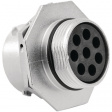 RT0718-8PNH Jam nut receptacle 8P