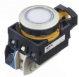 CW4L-M1E10QM4PW Illuminated Pushbutton Switch, 10 A, 230 VAC