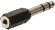 CAGB23930BK Stereo Audio Adapter 6.35 mm Plug - 3.5 mm Socket