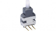 AB15AH Miniature Pushbutton Switch, On-(On), 1P