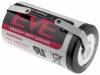 EVE ER34615CNR, Батарея: литиевая; 3,6В; D; плоские, под пайку; O32,9x61,5мм, EVE BATTERY CO.