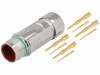 EPIC KIT LS1 F6 3+PE+4 K M23; вилка; PIN:8(4+4); "папа"; обжим; на провод; прямой; позолота