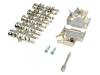 6560-0706-11, Корпус: для разъемов D-Sub; D-Sub 9pin, D-Sub HD 15pin; UNC4-40, Encitech Connectors