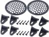 GRILL3040-BK Декоративная решетка динамика; 4"
