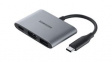 EE-P3200BJEGWW USB Hub, 3x HDMI Socket/USB A Socket/USB C Socket - USB C Plug