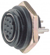 MD04SG Device socket, Mini-DIN 4 -pin Mini-DIN 4 Soldering Connection