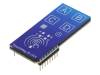 TOUCHKEY 2 CLICK Click board; 4-кнопочная клавиатура; UART; ATTINY817; 3,3ВDC