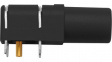 SWEB 8094 AU / SW Angled Safety Socket diam. 4 mm black CAT III N/