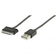 VLMP39200B1.00 USB 2.0 A - Samsung 30-pin cable 1 m Black