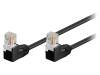 96084 Patch cord; U/UTP; 5e; многопров; CCA; ПВХ; черный; 0,25м