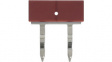 PYDN-6.2-020R Short Bar;Short Bar, Red, Pitch=6.2 mm, Poles=2, Value Desig