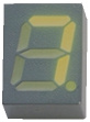 TDSO 1150 7-segment LED-display orange 7 mm THT