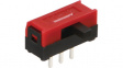 SS12SBH2 Переключатель: движковый; Пол: 2; SPDT; 0,1A/30ВDC; ON-ON; -15?60°C
