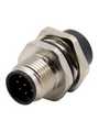 RND 205-01183, M12 Straight Plug Sensor Circular Connector, 8 Poles, A-Coded, Solder, RND Connect