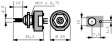 71472 Wirewound Potentiometer, 5 kOhm, PCB Connection Straight