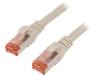 DK-1644-200 Patch cord; S/FTP; 6; многопров; Cu; LSZH; серый; 20м