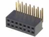 DS1065-14-2*7S8BR Гнездо; штыревое; "мама"; PIN:14; угловой 90°; 1,27мм; THT; 2x7